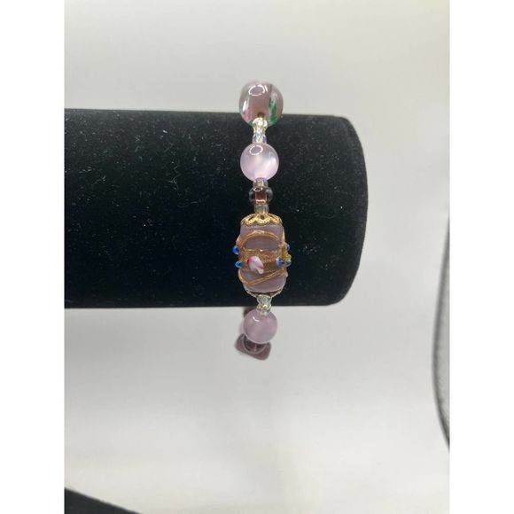 Lavender Purple Candy Bracelet! - Picture 2 of 5